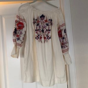 Free People Fleur du Jour embroidered dress